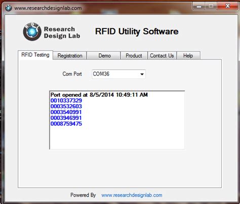 network rfid reader|rfid reader software download.